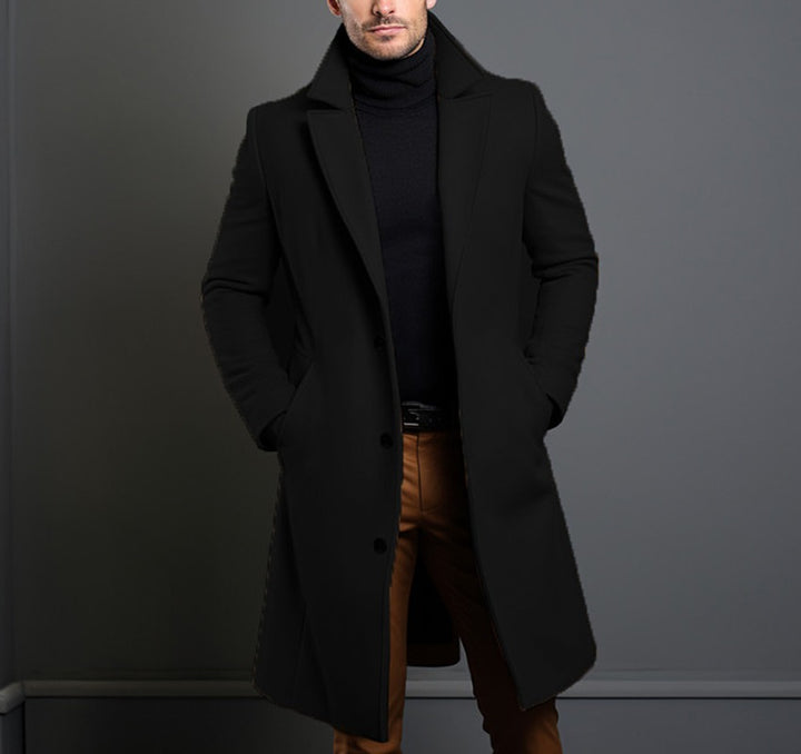 Men's elegant wool coat Lisslune