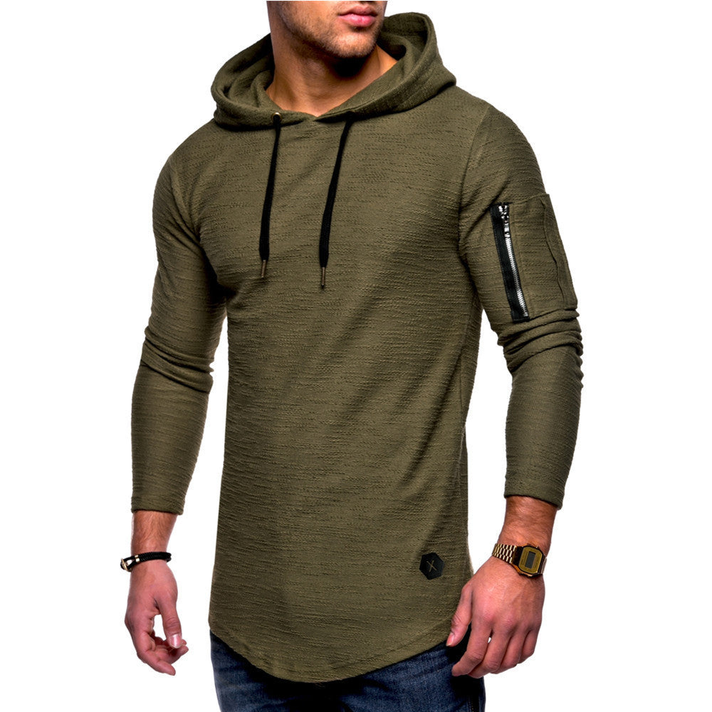 Men's casual hoodie with trendy zipper Lisslune