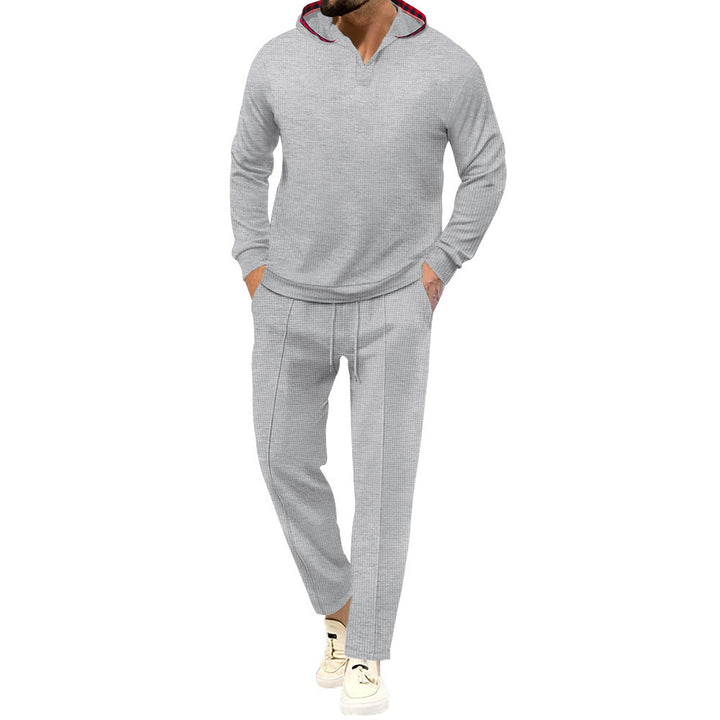 Men's casual hoodie set with innovative design and breathable qualities Lisslune