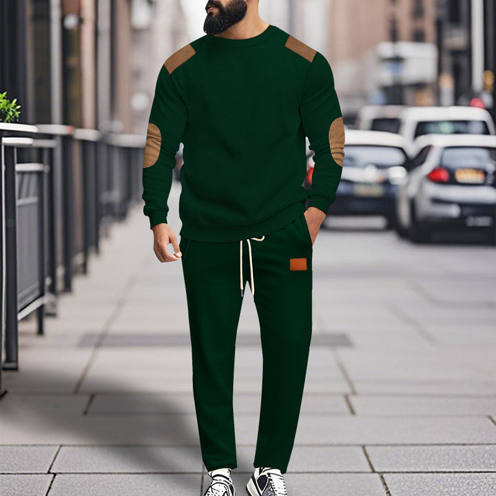 Men's stylish tracksuit set with elastic waistband and practical pockets Lisslune