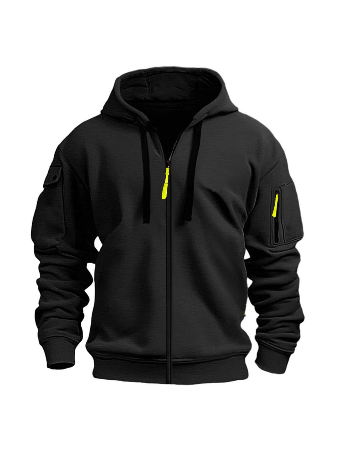 Men's hoodie jacket with functional zip pockets and modern cut Lisslune