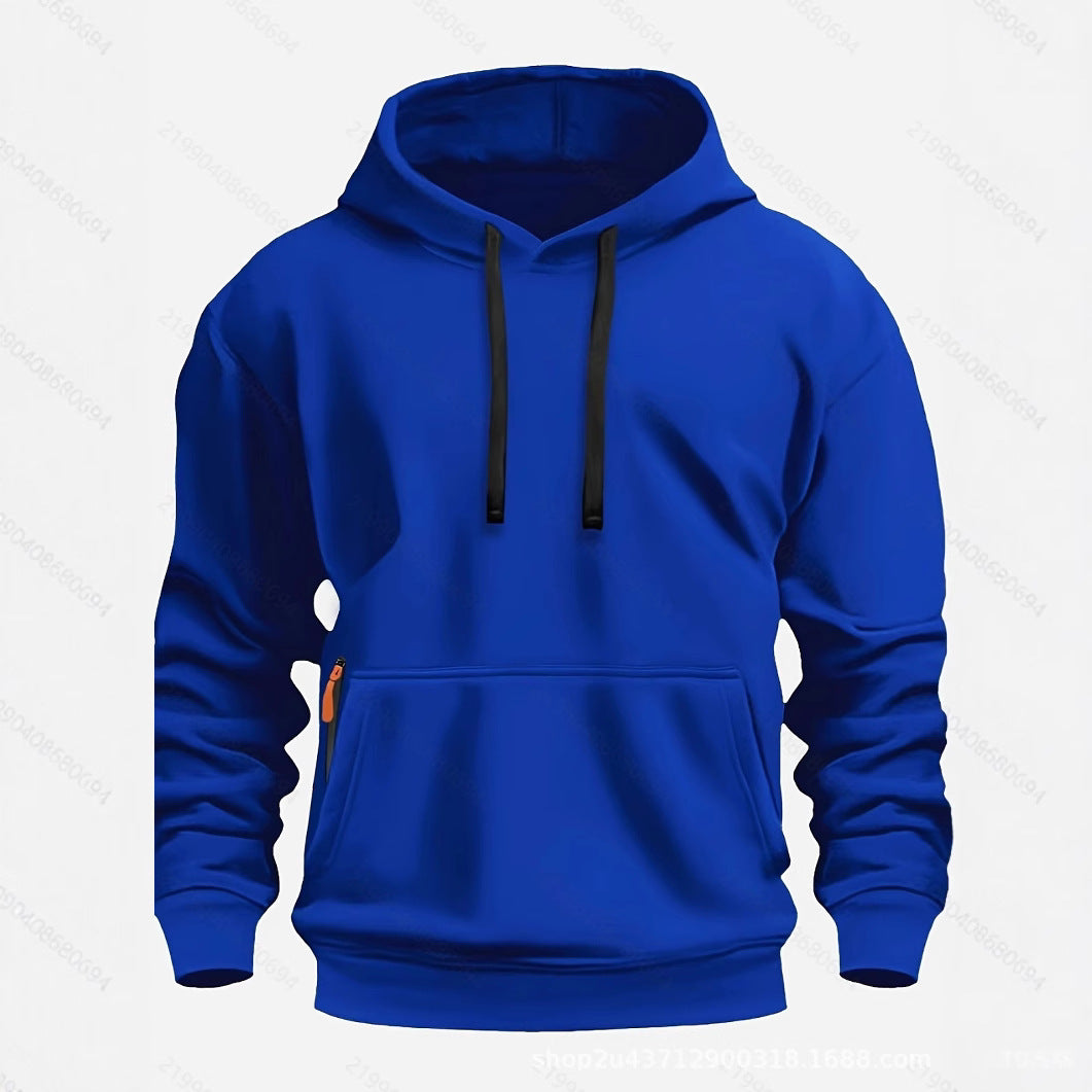 Men's sporty hoodie with practical pockets and breathable material Lisslune