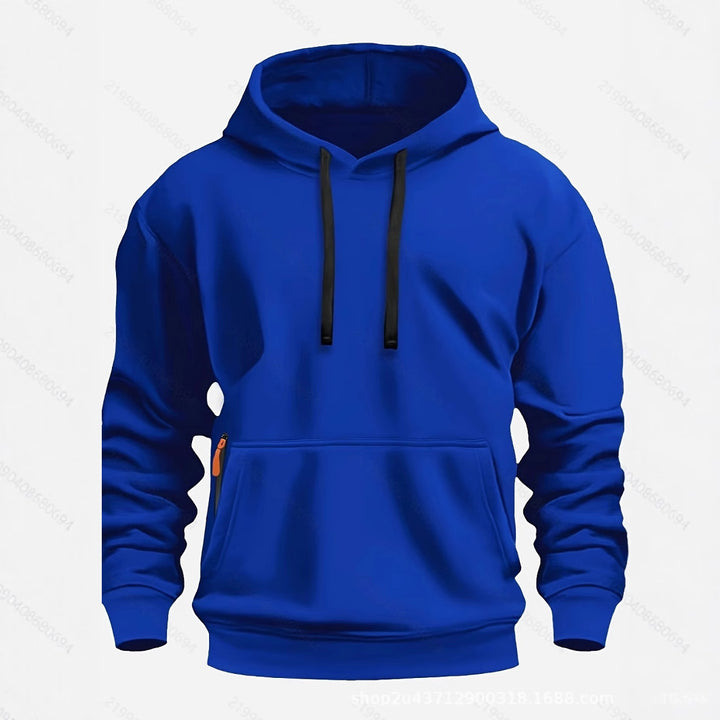 Men's sporty hoodie with practical pockets and breathable material Lisslune