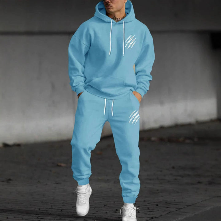 Men's tracksuit with modern graphic design and practical pockets Lisslune