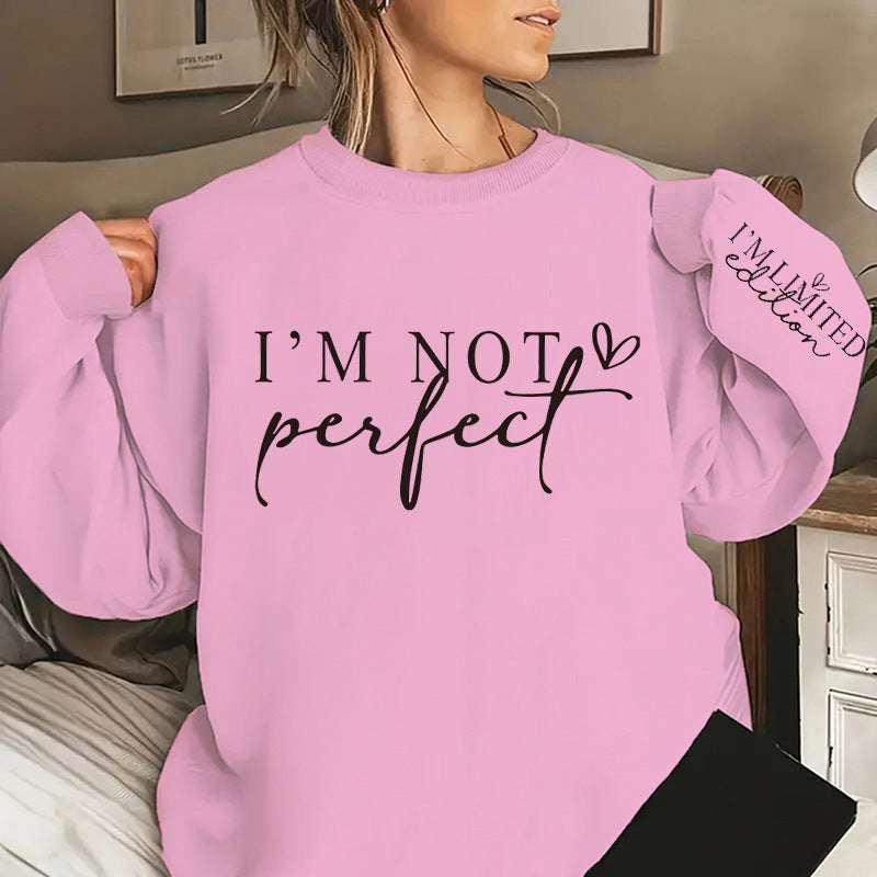 Women's Oversized Sweatshirt with Unique Statement Print Lisslune