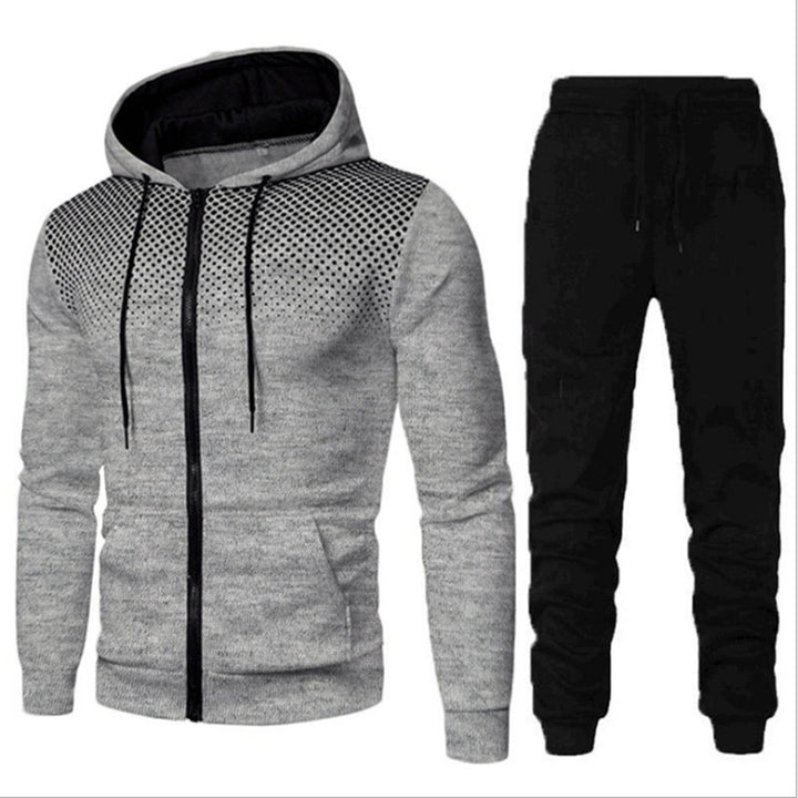 Men's Athletic Tracksuit Set with Breathable Material and Modern Insets Lisslune