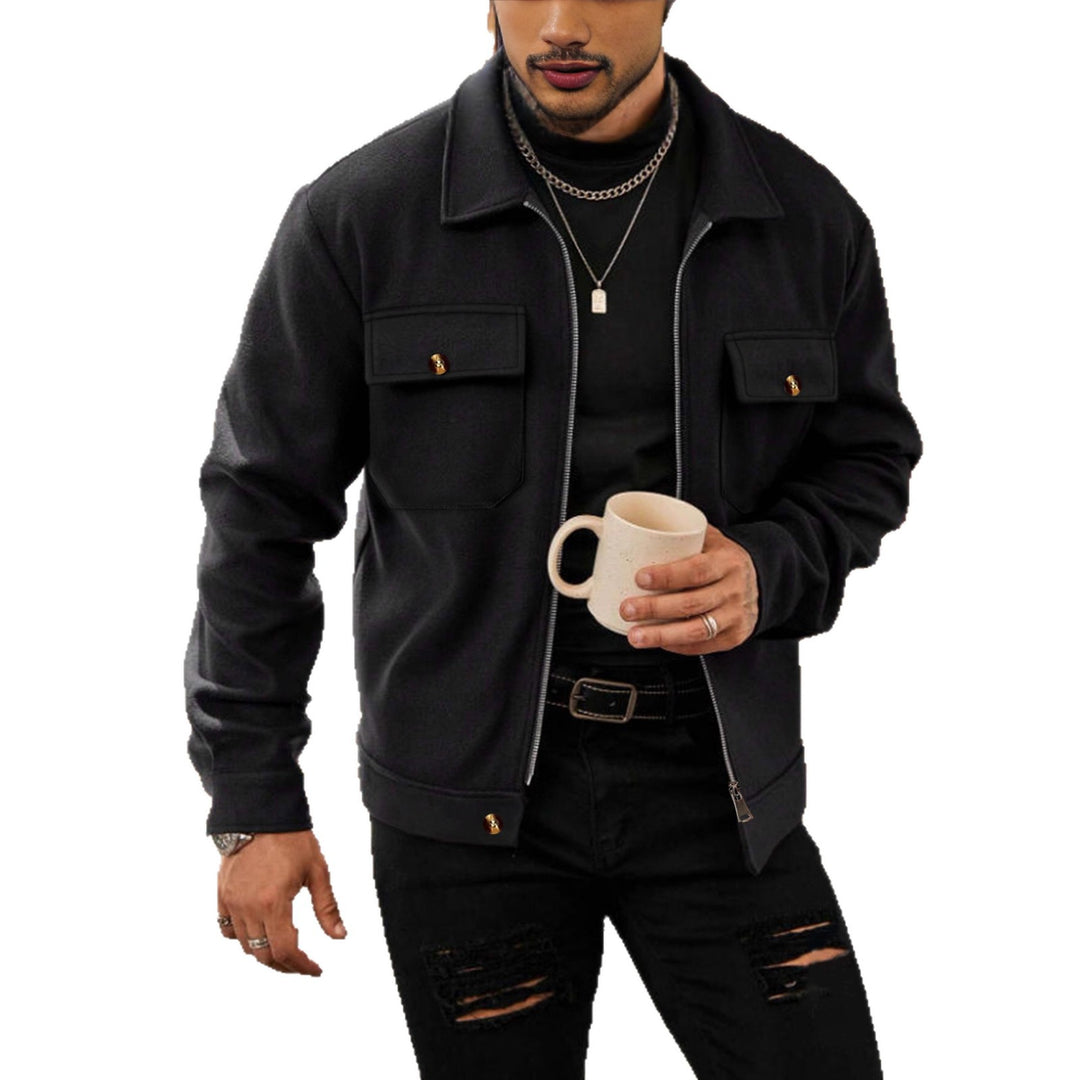 Men's versatile utility jacket with practical pockets and modern design Lisslune
