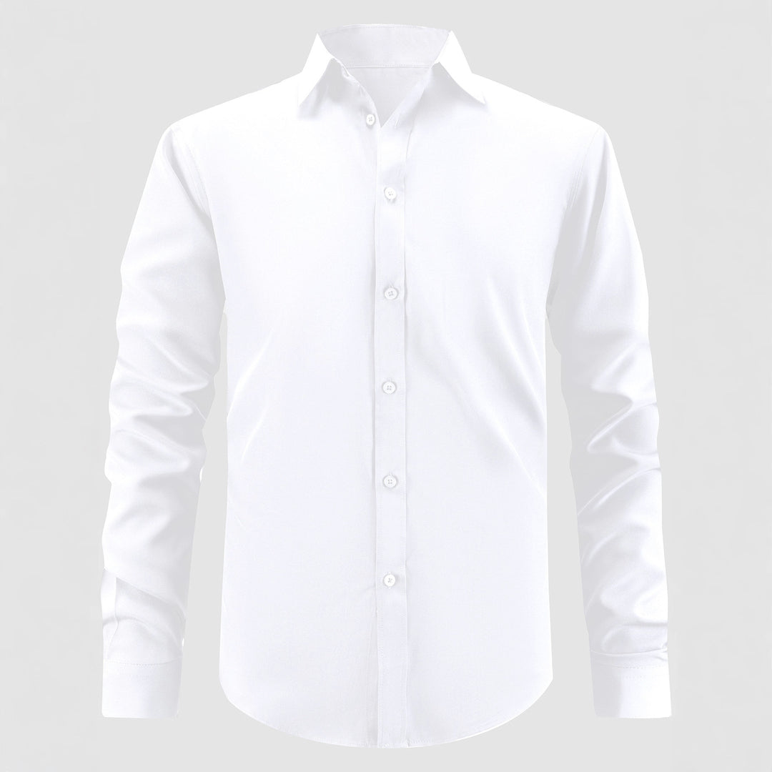 Men's Elegant Slim-Fit Long Sleeve Shirt Lisslune