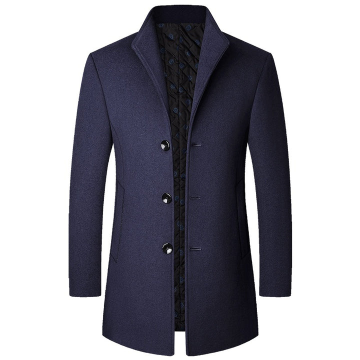 Men's Elegant Coat Made of Luxurious and Padded Fabric Lisslune