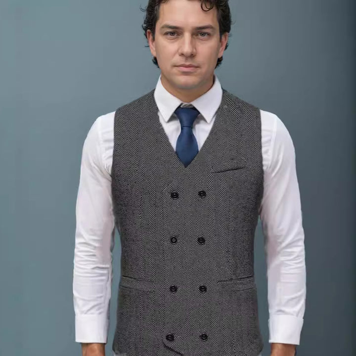Men's elegant vest in modern design Lisslune