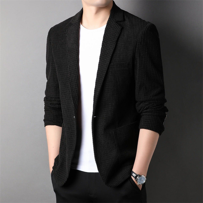 Men's Structured Blazer Jacket Lisslune