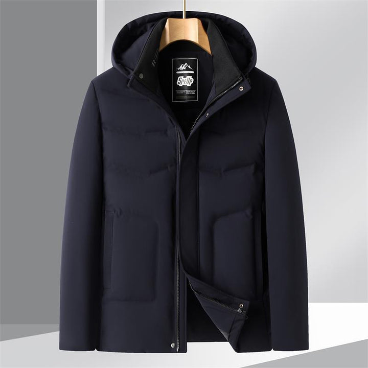 Men's Sporty Thermal Insulated Jacket with Hood Lisslune