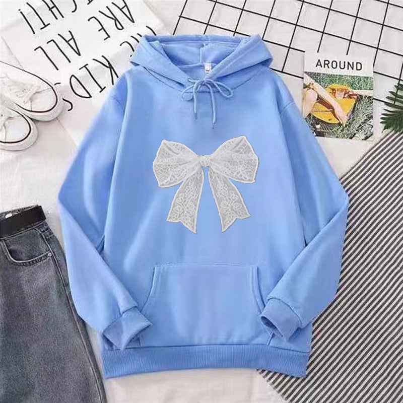 Ladies hoodie with elegant lace design Lisslune