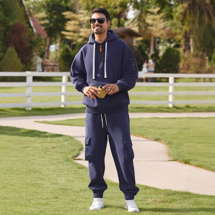 Men's tracksuit with practical pocket design Lisslune