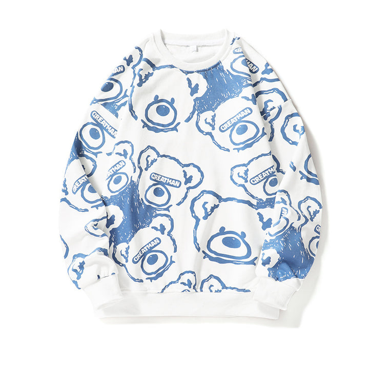 Men's casual sweatshirt with creative animal motif Lisslune