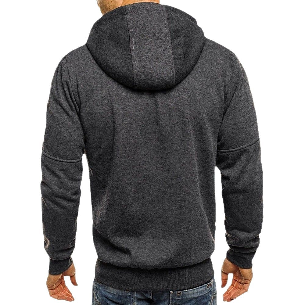 Men's functional jacket with practical zip pockets and adjustable hood edge Lisslune