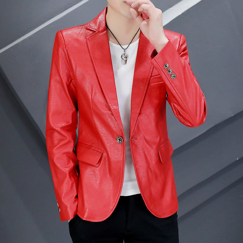 Men's Elegant Slim-Fit Blazer with Modern Accents Lisslune