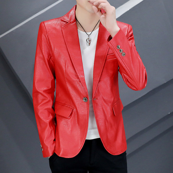 Men's Elegant Slim-Fit Blazer with Modern Accents Lisslune
