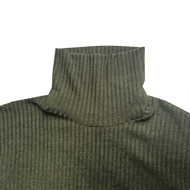 Men's fine turtleneck sweater made of textured knit Lisslune