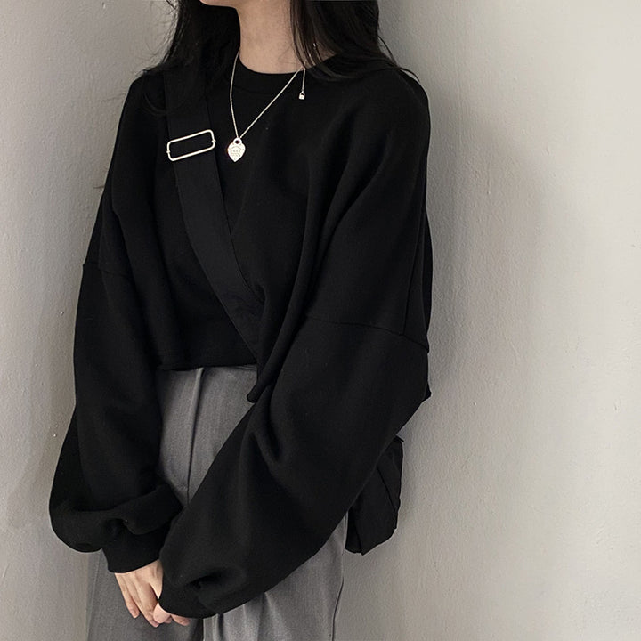 Women's Cropped Sweatshirt Lisslune