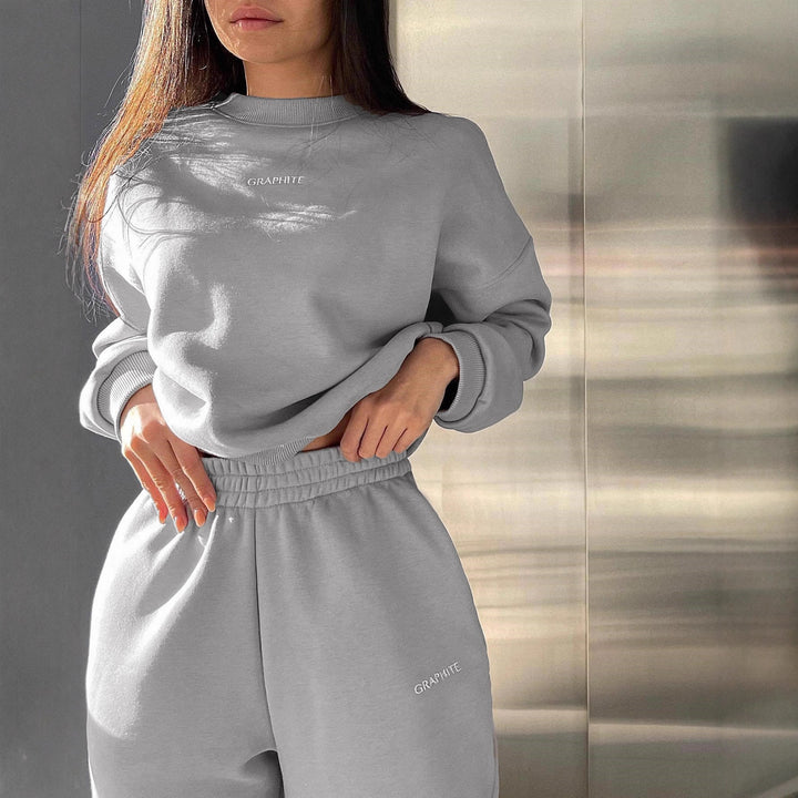 Women's tracksuit with soft inner lining and elastic fit Lisslune
