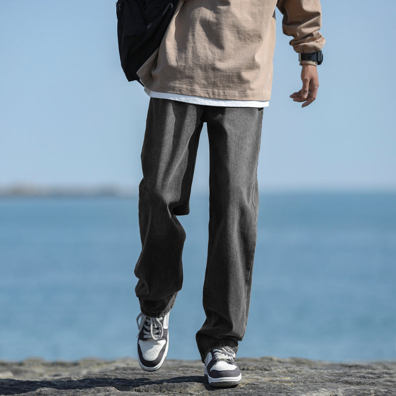 Men's Casual High-Waist Jeans In Vintage Style Lisslune