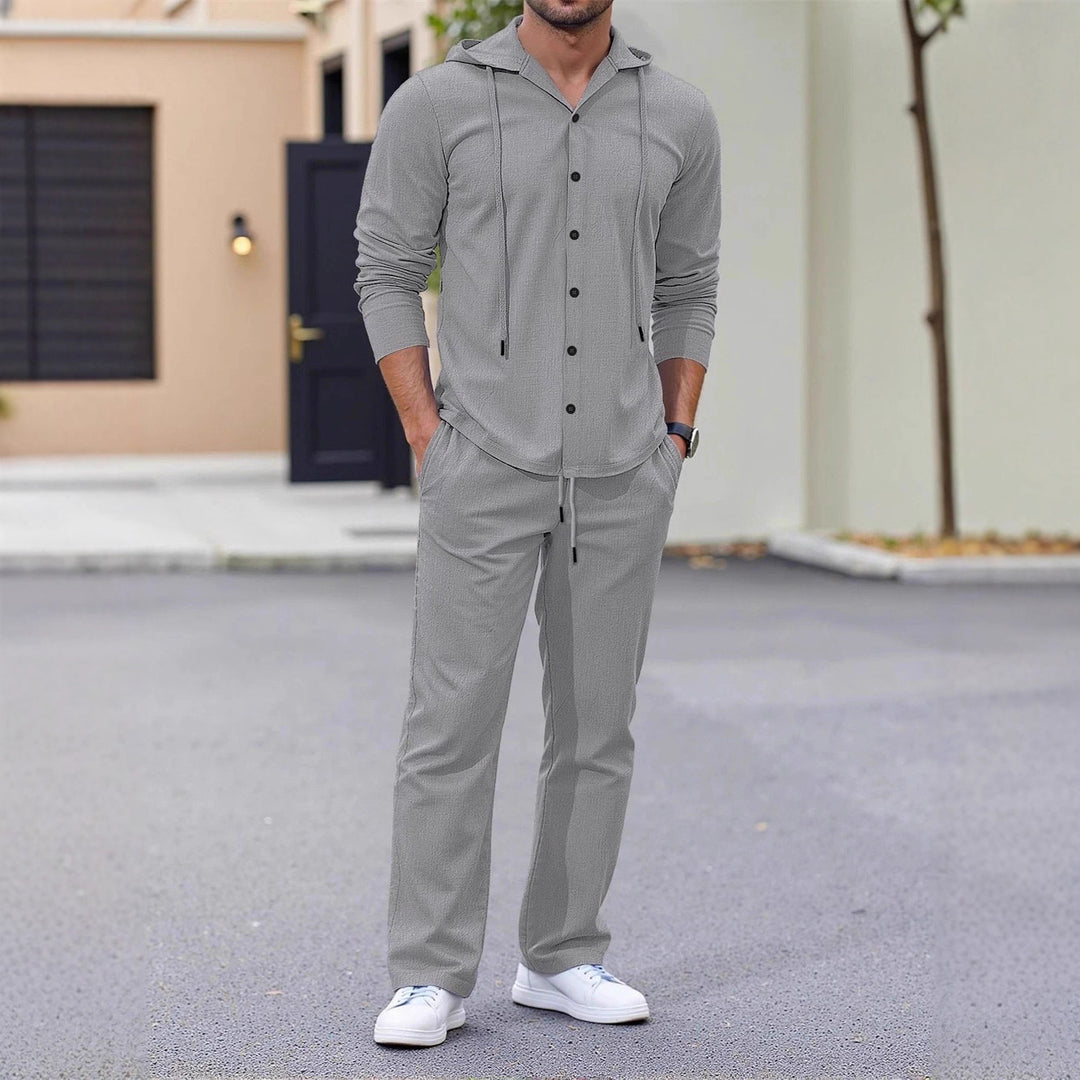 Men's sport top with full zip and lightweight joggers Lisslune