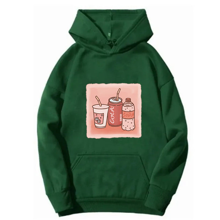 Women’s hoodie with inspiring drink motif Lisslune