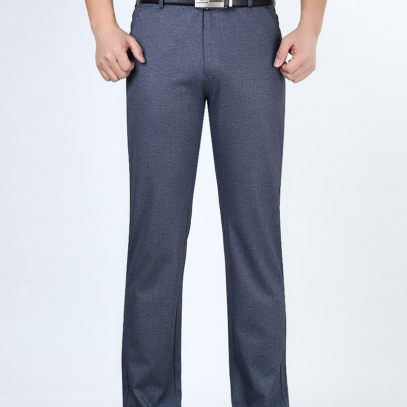 Men's classic suit trousers with innovative elastic waistband Lisslune