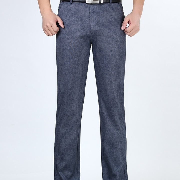 Men's classic suit trousers with innovative elastic waistband Lisslune