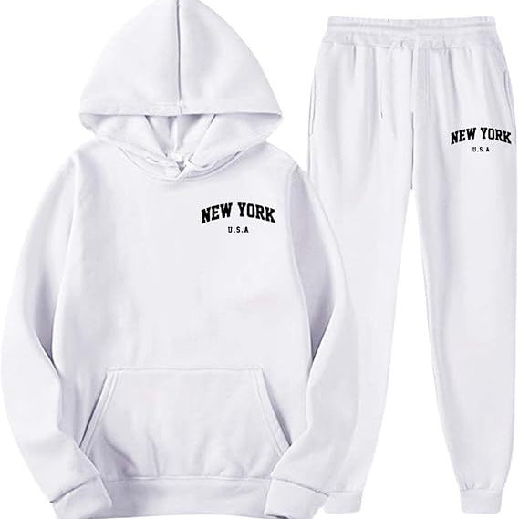 Women's Hooded Sweat Suit with high-quality material and modern lettering Lisslune