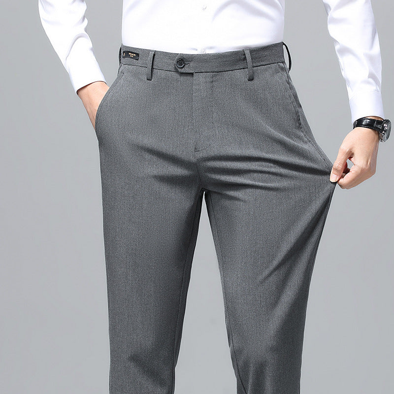 Men's elegant business trousers with fine texture Lisslune
