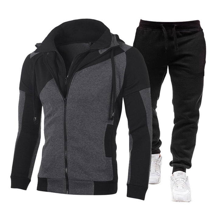 Men's Functional Tracksuit Set with Ergonomic Cut and Zip Pockets Lisslune