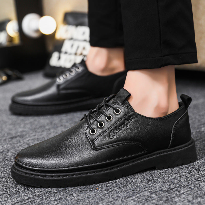 Men's lace-up shoes with modern upper material made of high-quality leather and comfortable sole Lisslune