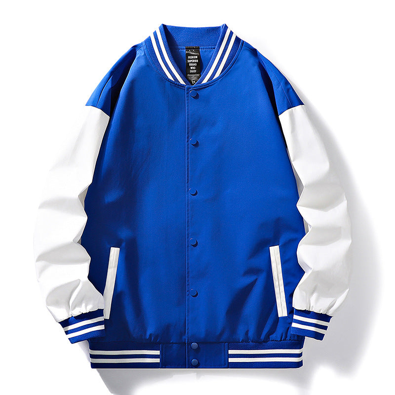 Men's sporty bomber jacket with contrast sleeves Lisslune