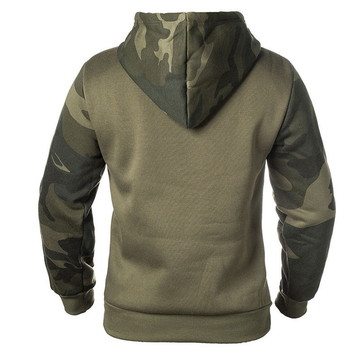 Men's hoodie with modern camouflage design Lisslune