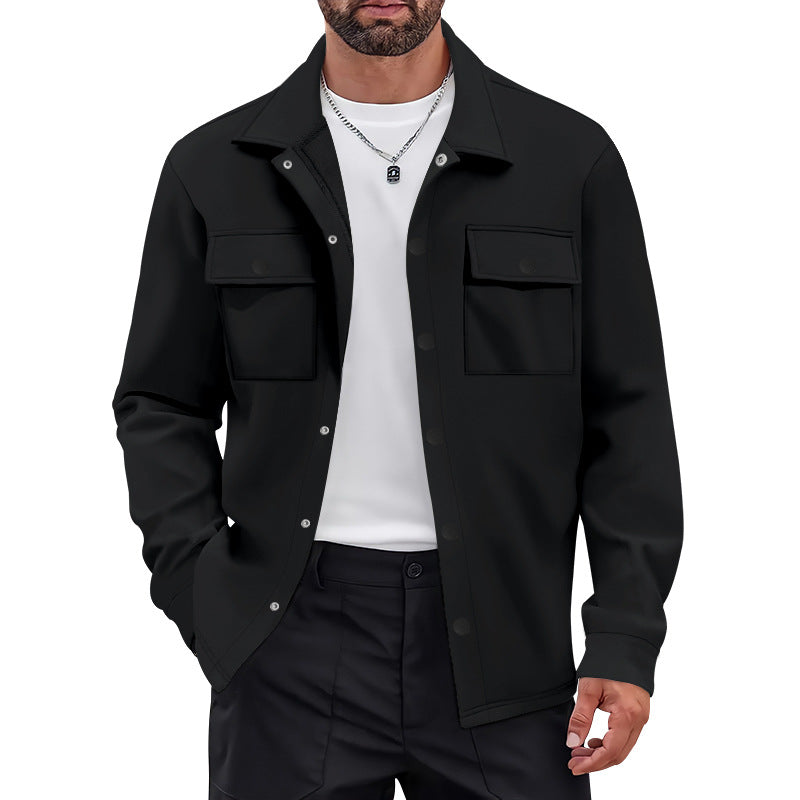 Men's fashionable shirt jacket with practical pockets and innovative comfort Lisslune