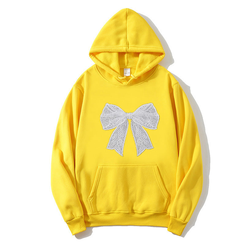 Ladies hoodie with elegant lace design Lisslune