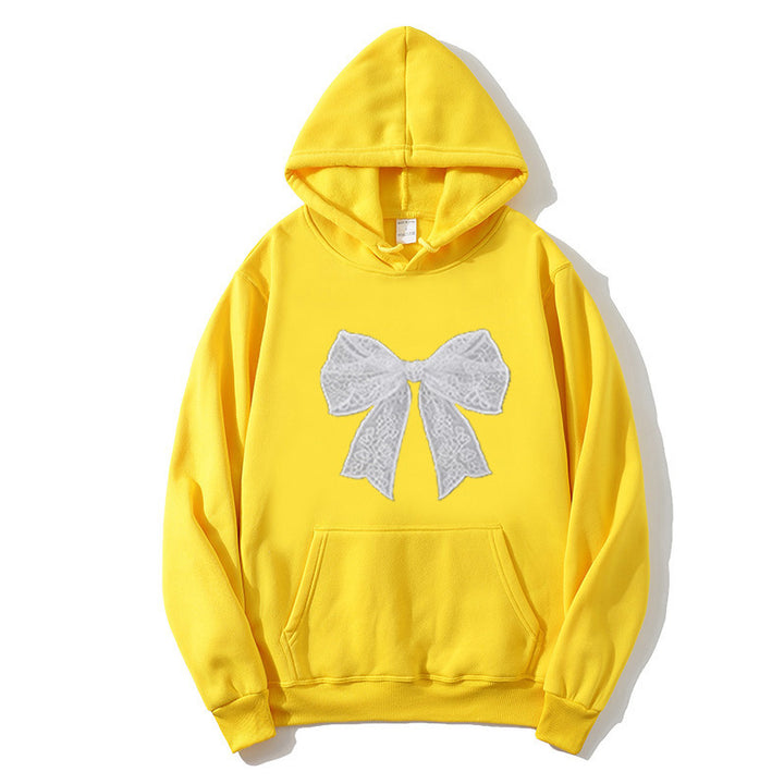 Ladies hoodie with elegant lace design Lisslune