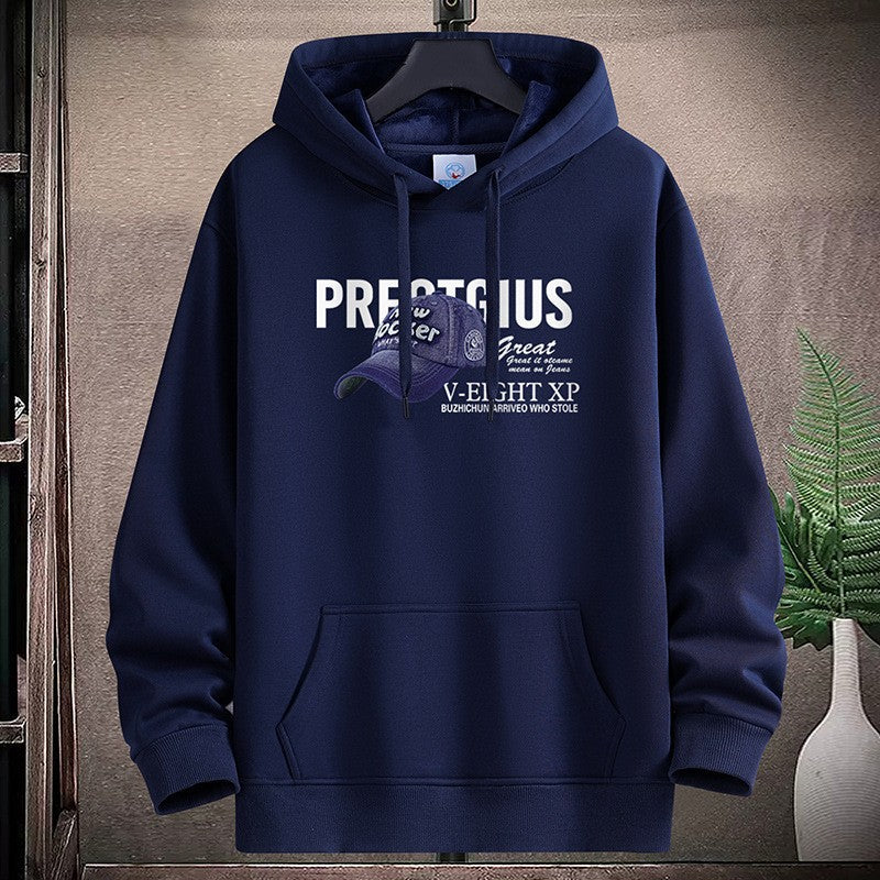 Women's Hooded Sweatshirt with Creative Graphic Design and Practical Kangaroo Pockets Lisslune