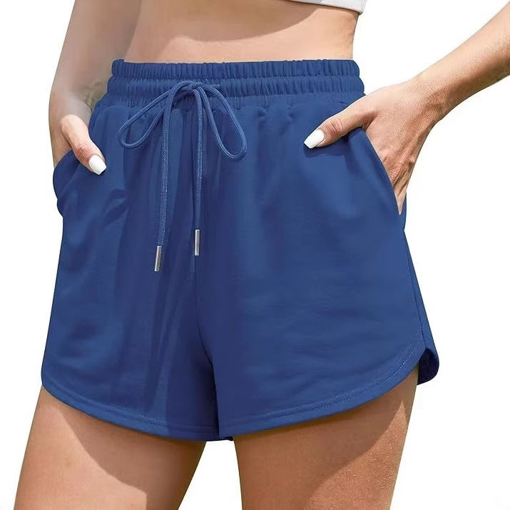 Damen Freizeithosen im lässigen Schnitt mit elastischem Bund und seitlichen Taschen Lisslune