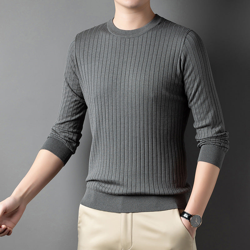 Men's Fine Rib Sweater Lisslune