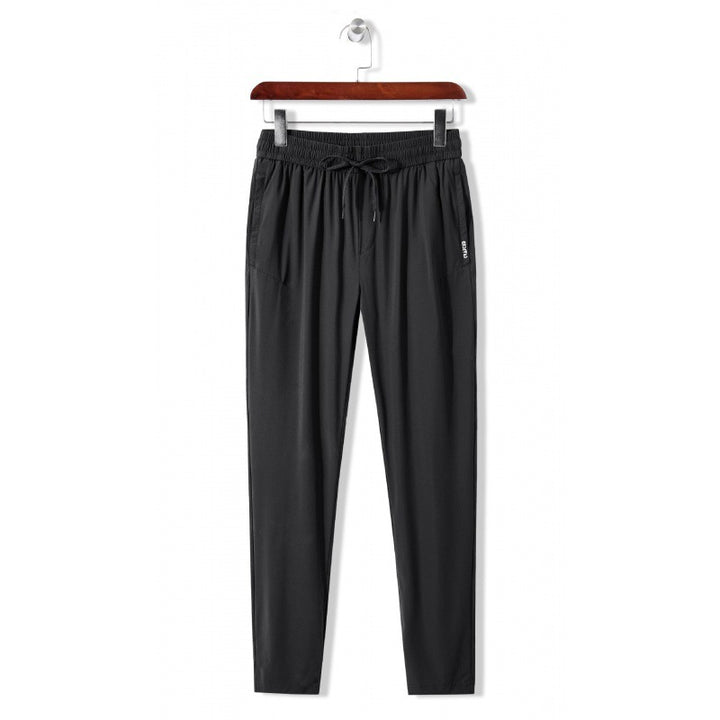 Men's casual sports pants with elastic waistband and practical side pockets Lisslune