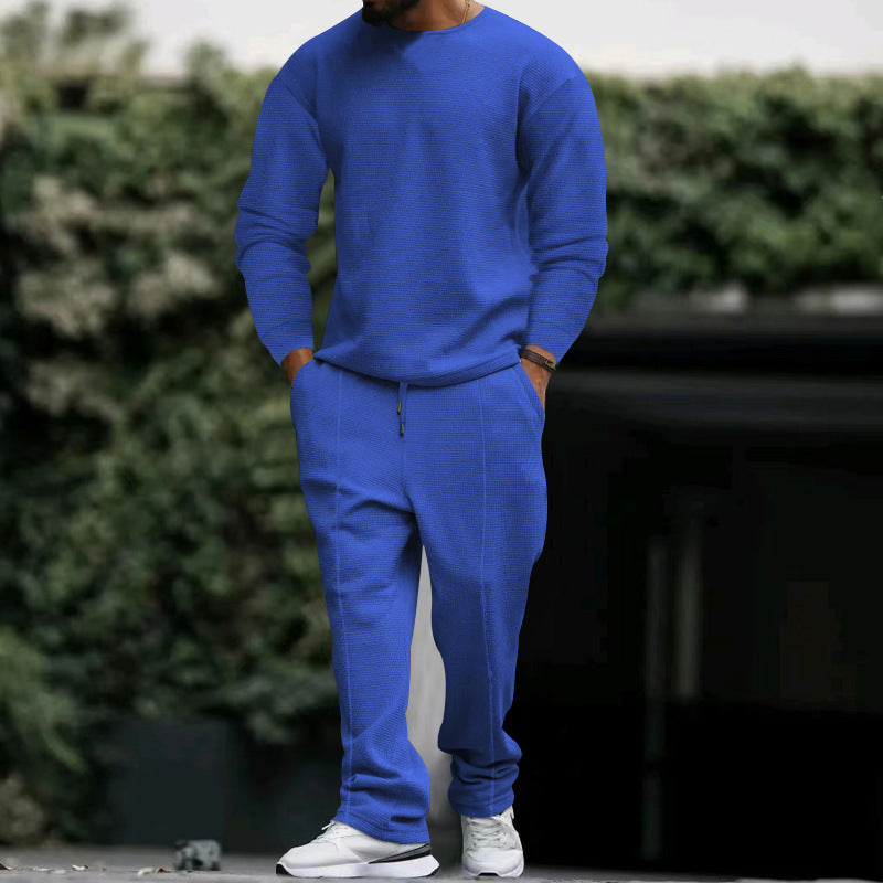 Men's Comfortable Casual Sweater with Matching Chino Pants Lisslune