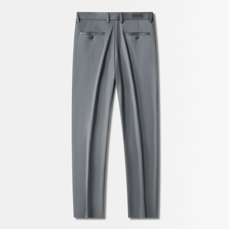 Men's elegant suit pants with modern cut and practical pockets Lisslune