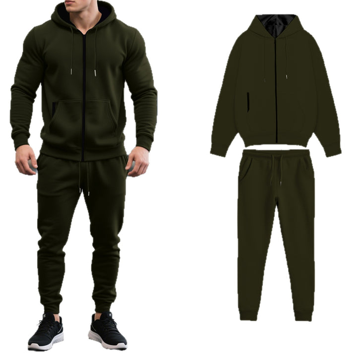 Men's tracksuit with hood and practical pockets Lisslune