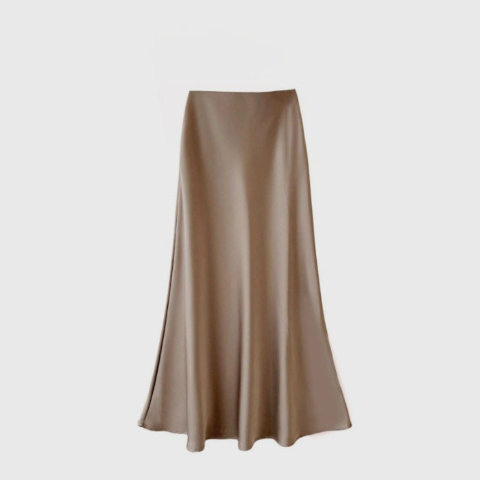 Ladies Elegant Maxi Skirt made of high-quality flowing material with a wide cut Lisslune