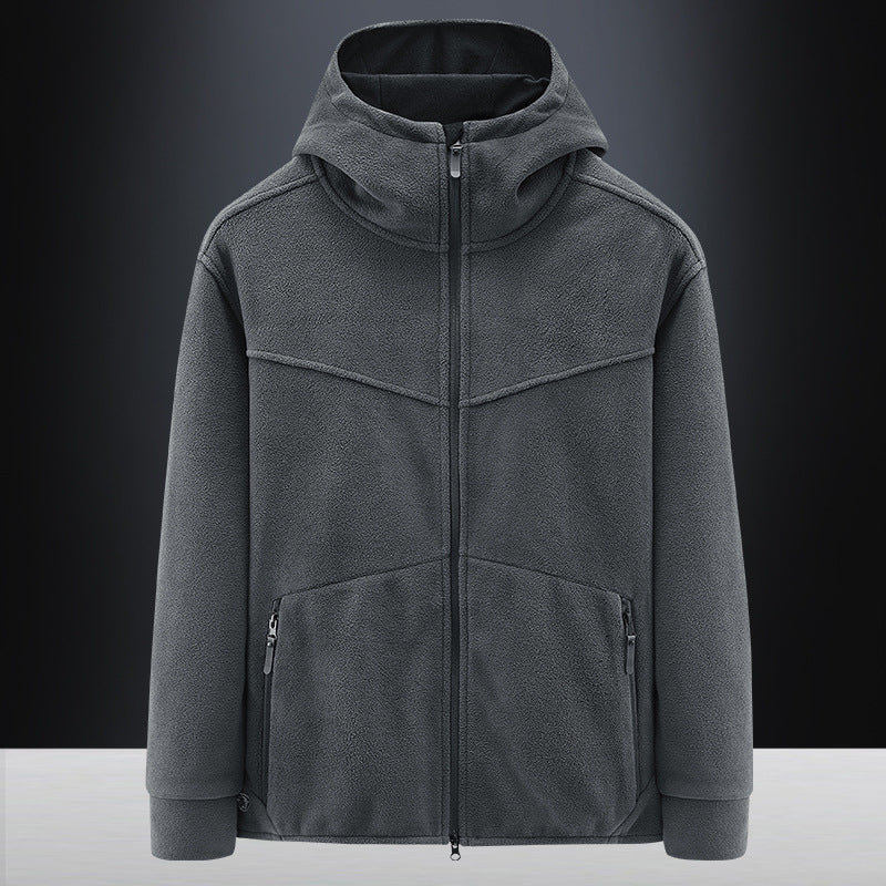 Men's fleece jacket with ergonomic fit and practical zip pockets Lisslune