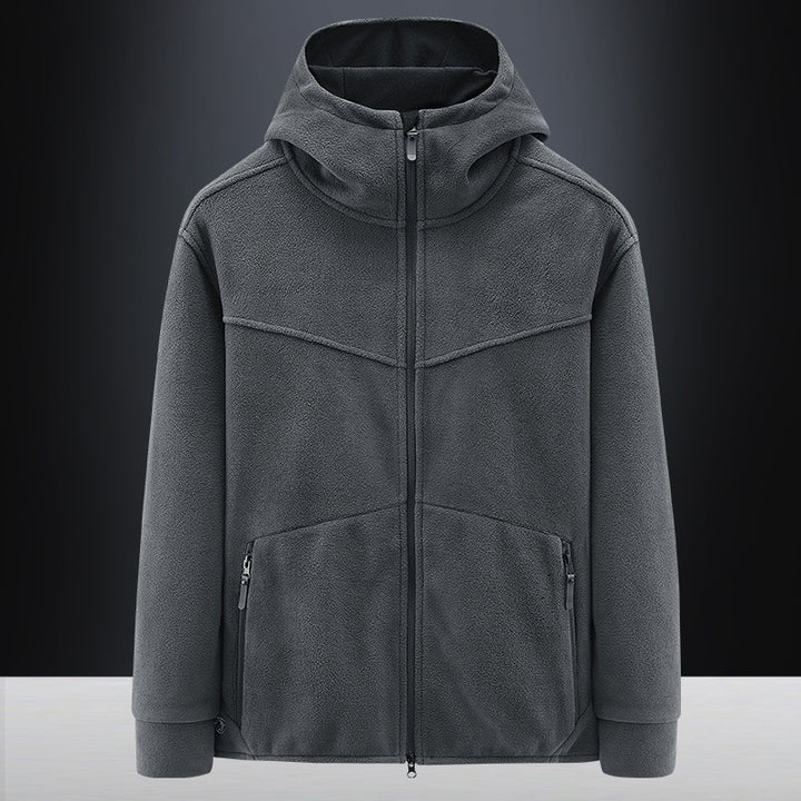 Men's fleece jacket with ergonomic fit and practical zip pockets Lisslune