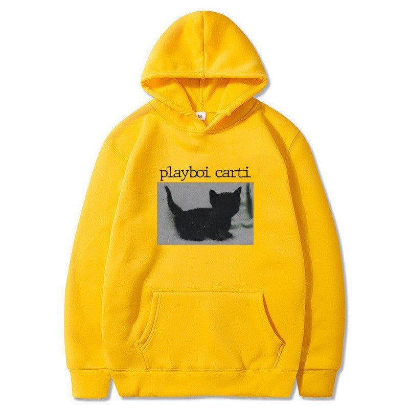 Women's hooded sweatshirt with unique artistic print Lisslune